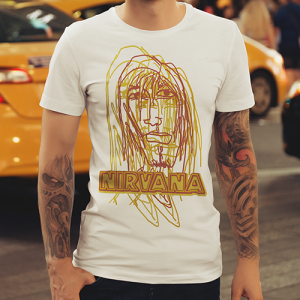 Nirvana T-shirt dizajn