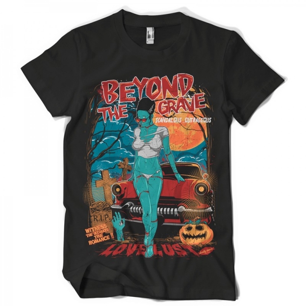 Beyond the grave - T-shirt print design