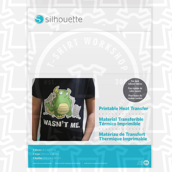 Silhouette heat transfer dark