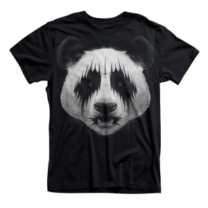 Black Metal Panda - T-shirt dizajn
