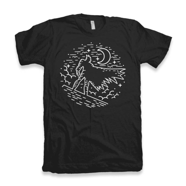 Darkest Night - T-shirt dizajn