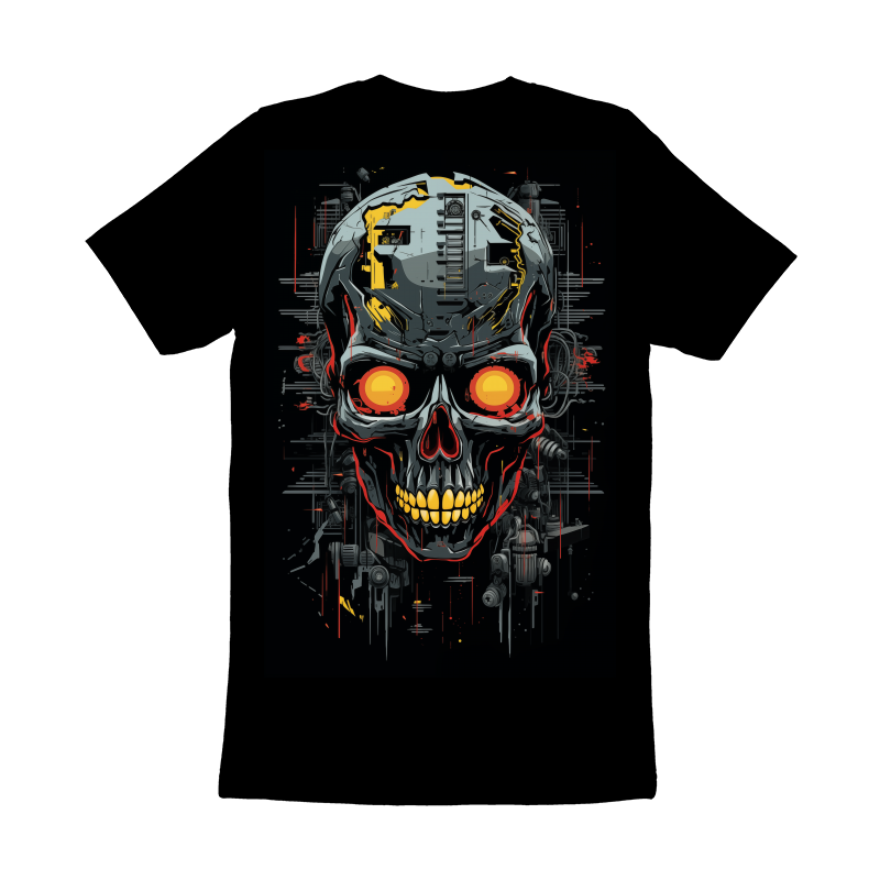 Hiper Skull - T-shirt dizajn